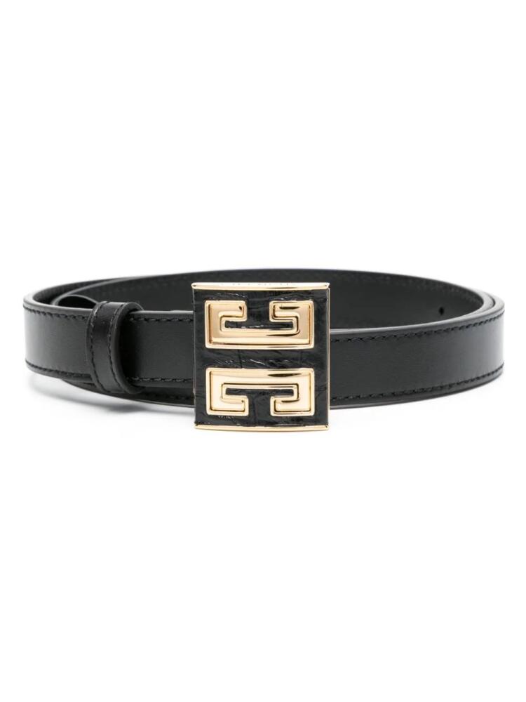 Givenchy 4G logo-buckle leather belt - Black Cover