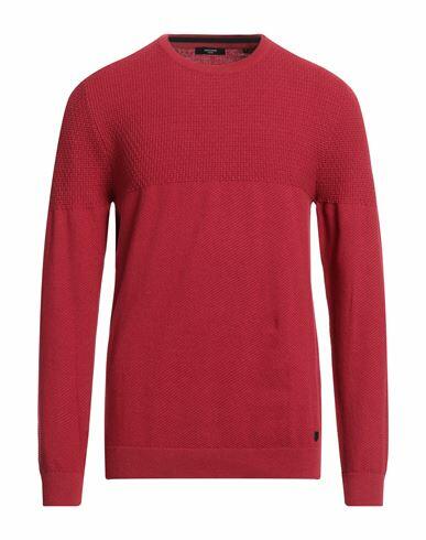 Jack & Jones Man Sweater Red Organic cotton, Recycled polyester Cover