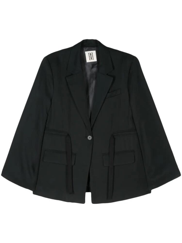 By Malene Birger Biento single-breasted blazer - Black Cover