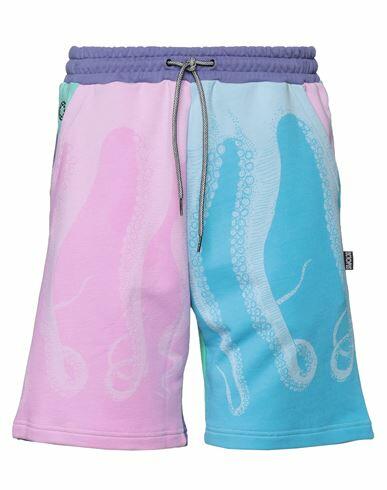 Octopus Man Shorts & Bermuda Shorts Pink Cotton Cover