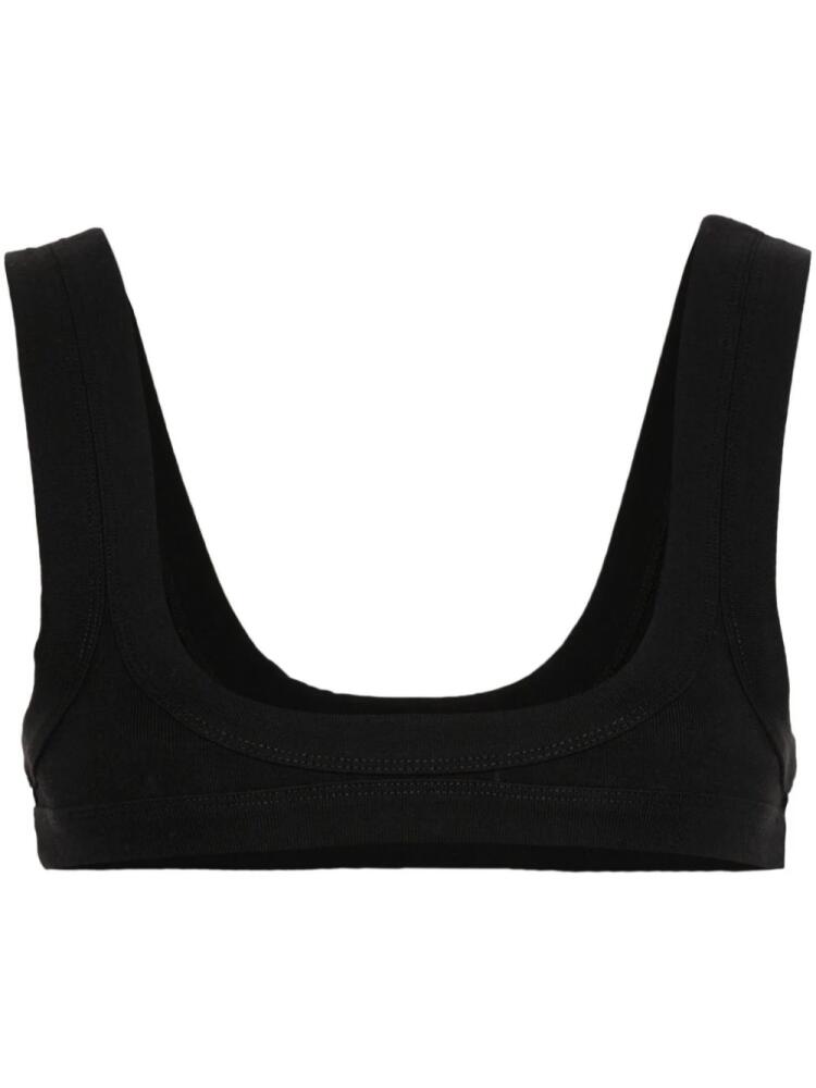 Alexander Wang scoop neck triangle top - Black Cover