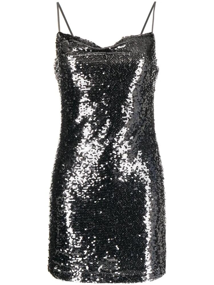 L'Agence sequin-embellished mini dress - Grey Cover