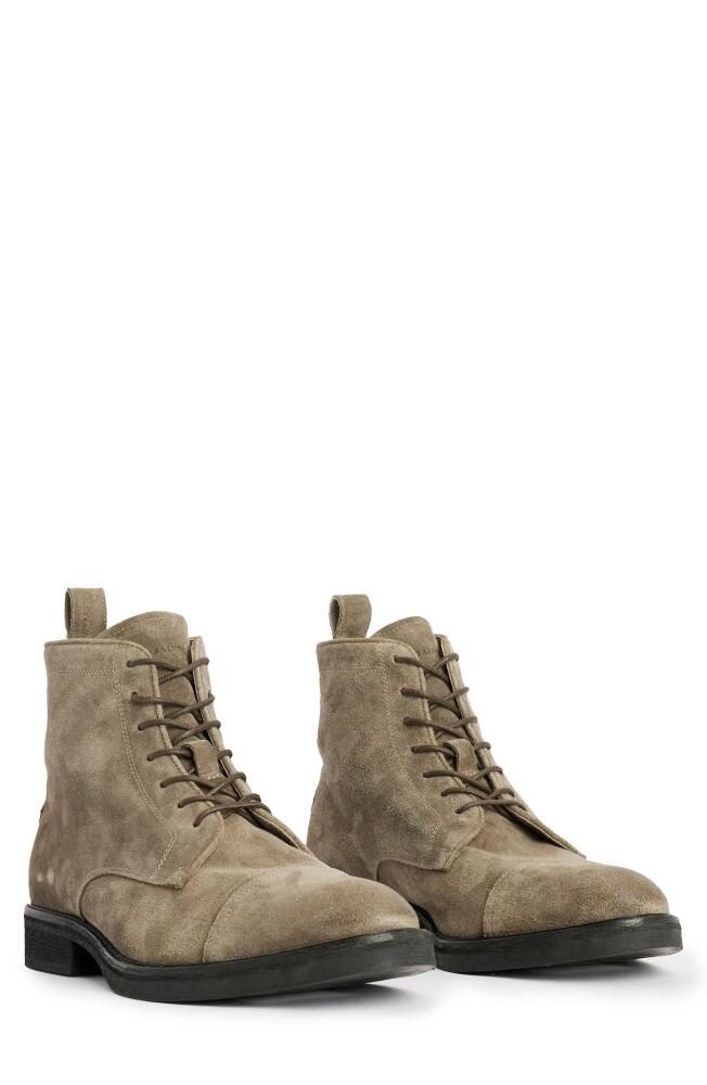 AllSaints Drago Combat Boot in Khaki Cover