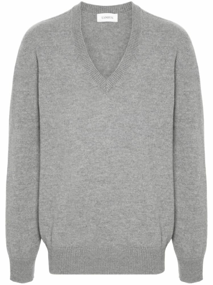 Laneus mélange-effect sweater - Grey Cover