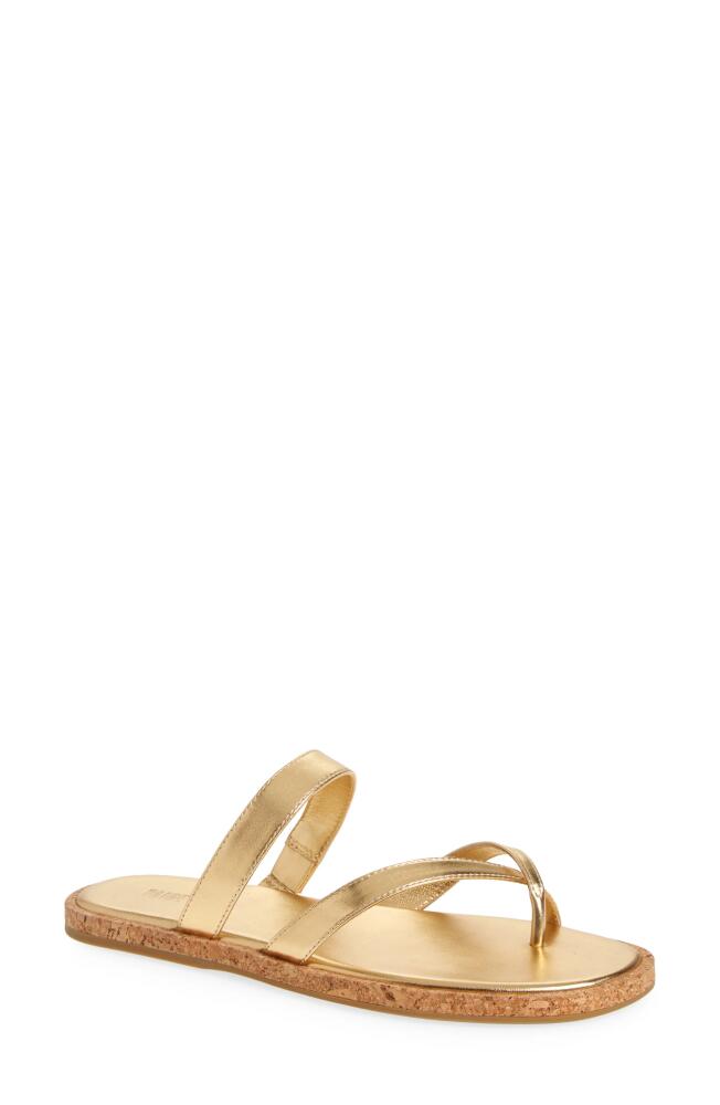 PAIGE Dianne Slide Sandal in Gold Cover