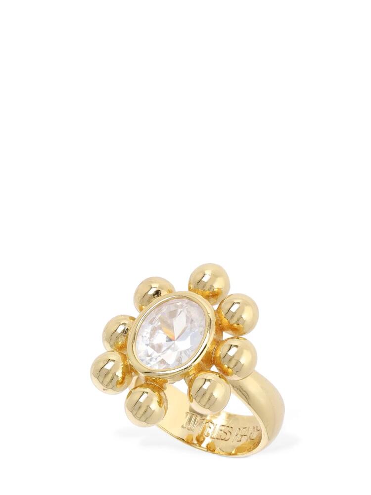 TIMELESS PEARLY Flower Crystal Thick Ring Cover