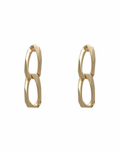 Emanuele Bicocchi Link Chain Woman Earrings Gold 925/1000 Silver, 24kt Gold-plated Cover