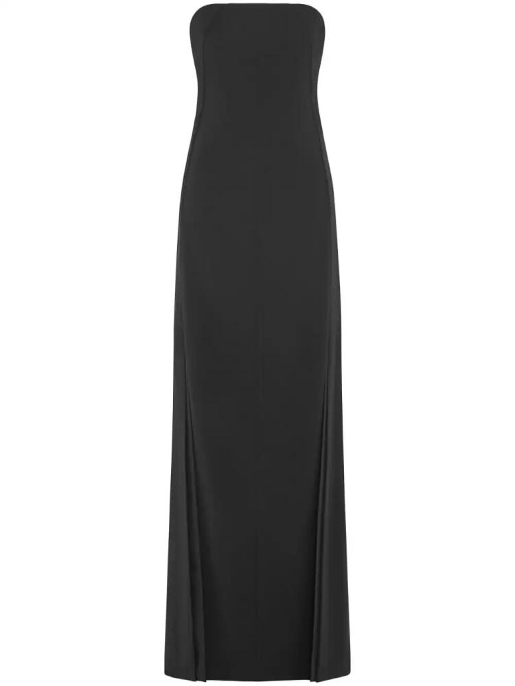 16Arlington Anguelique crepe satin gown - Black Cover