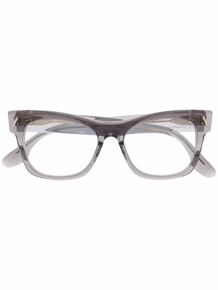 Victoria Beckham Eyewear square-frame glasses - Grey Cover