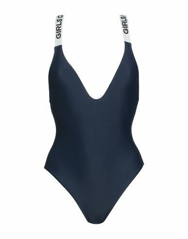 Zadig & voltaire Woman One-piece swimsuit Navy blue Polyamide, Elastane Cover