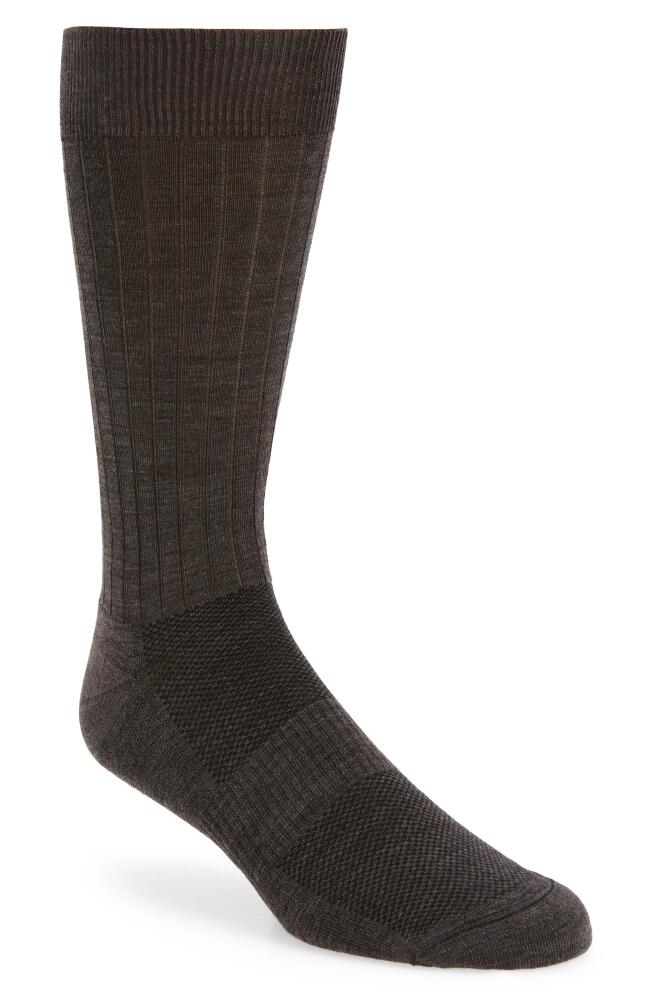 Pantherella Smithfield Wool Blend Dress Socks in Dark Grey Mix Cover