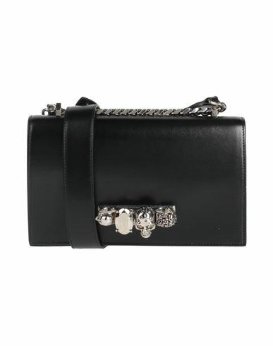 Alexander Mcqueen Woman Cross-body bag Black Leather Cover