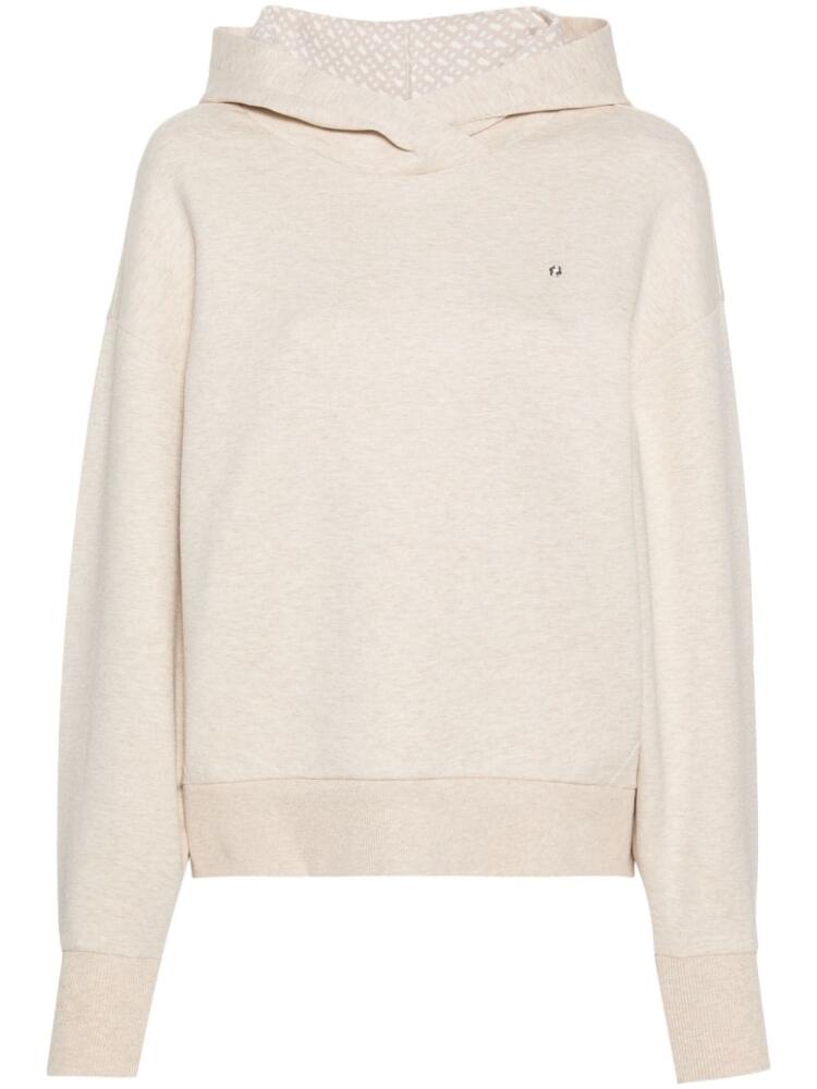 BOSS mélange-effect hoodie - Neutrals Cover