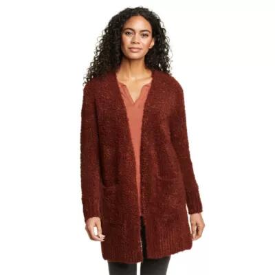 Eddie Bauer Women's Moonspun Bouclé Cardigan Sweater Cover