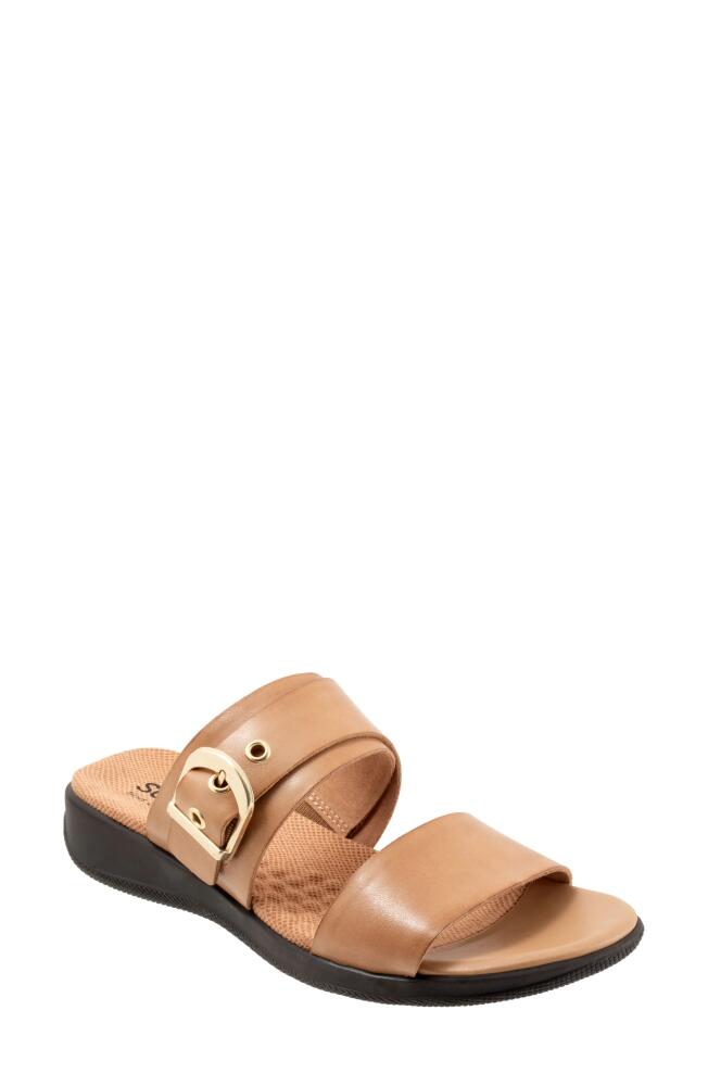 SoftWalk Toki Slide Sandal in Tan Cover