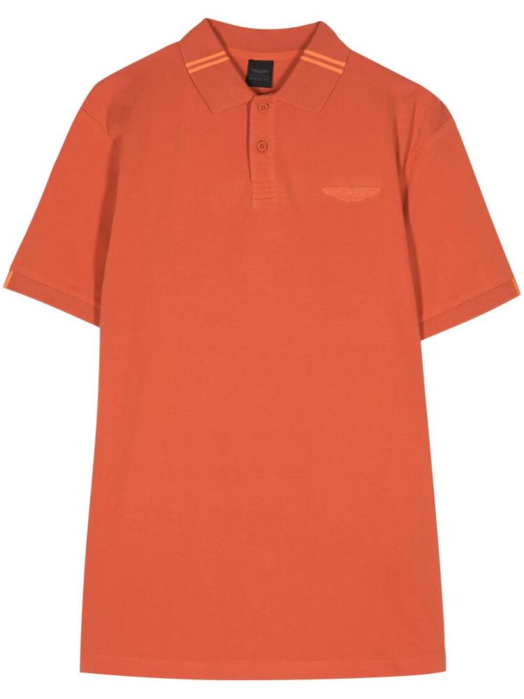 Hackett Aston Martin logo polo shirt - Orange Cover