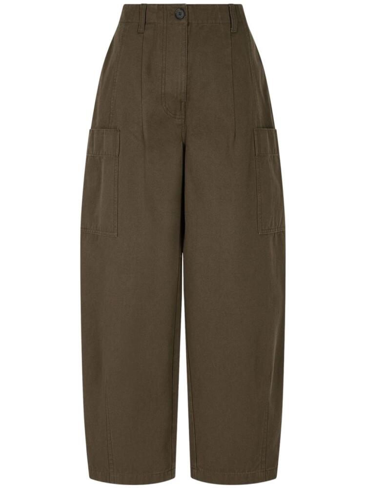 STUDIO TOMBOY cotton cargo trousers - Green Cover