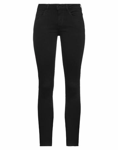 Guess Woman Jeans Black Cotton, Polyester, Elastane Cover