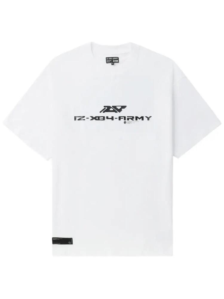 izzue graphic-print cotton T-shirt - White Cover