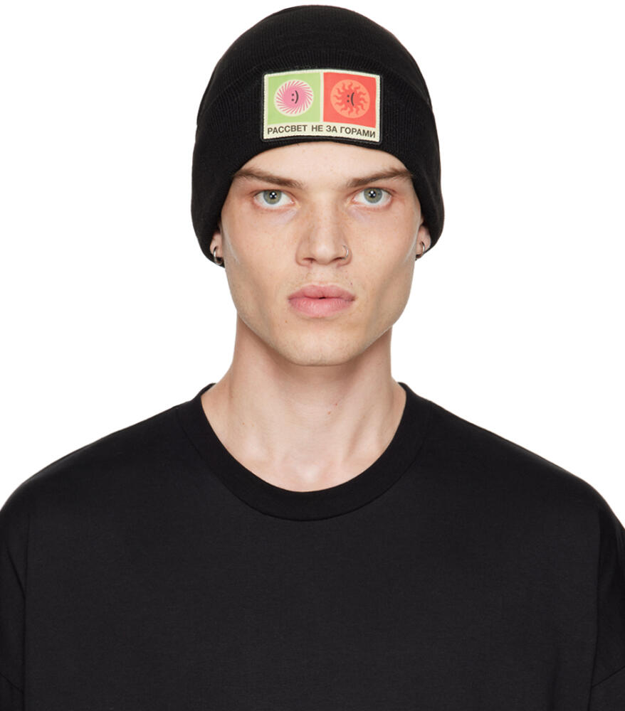 Rassvet Black Patch Beanie Cover