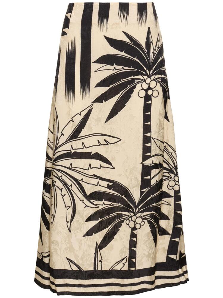 JOHANNA ORTIZ Jacquard Midi Skirt Cover