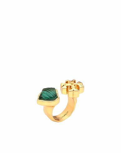 Tory Burch Woman Ring Gold Brass Cover