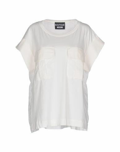 Boutique Moschino Woman T-shirt White Cotton Cover