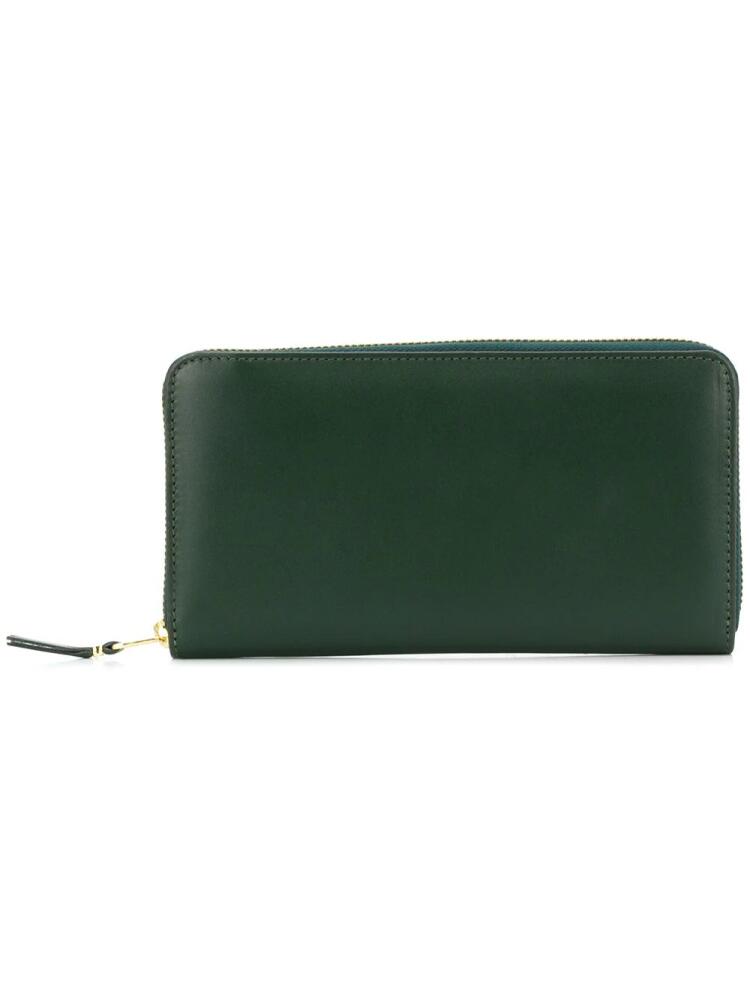 Comme Des Garçons Wallet zip-around leather wallet - Green Cover