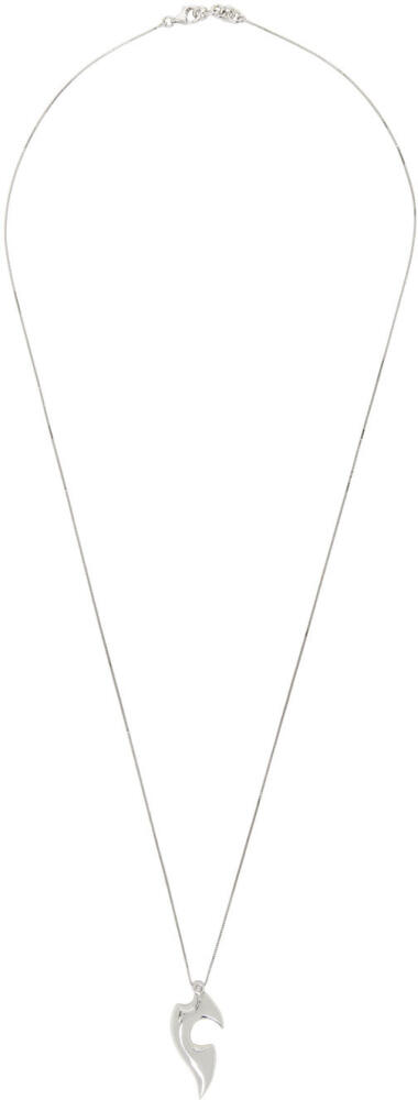 Bottega Veneta Silver Sharp Pendant Necklace Cover