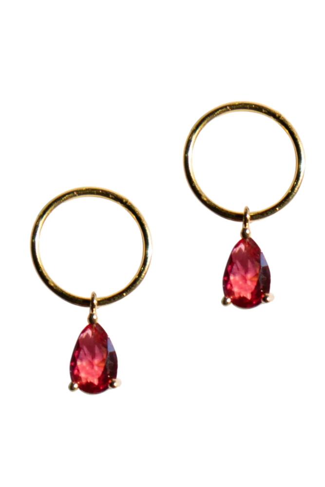 seree Layla Pink zircon earrings Cover