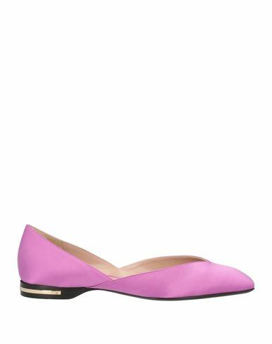 Giorgio Armani Woman Ballet flats Mauve Textile fibers Cover