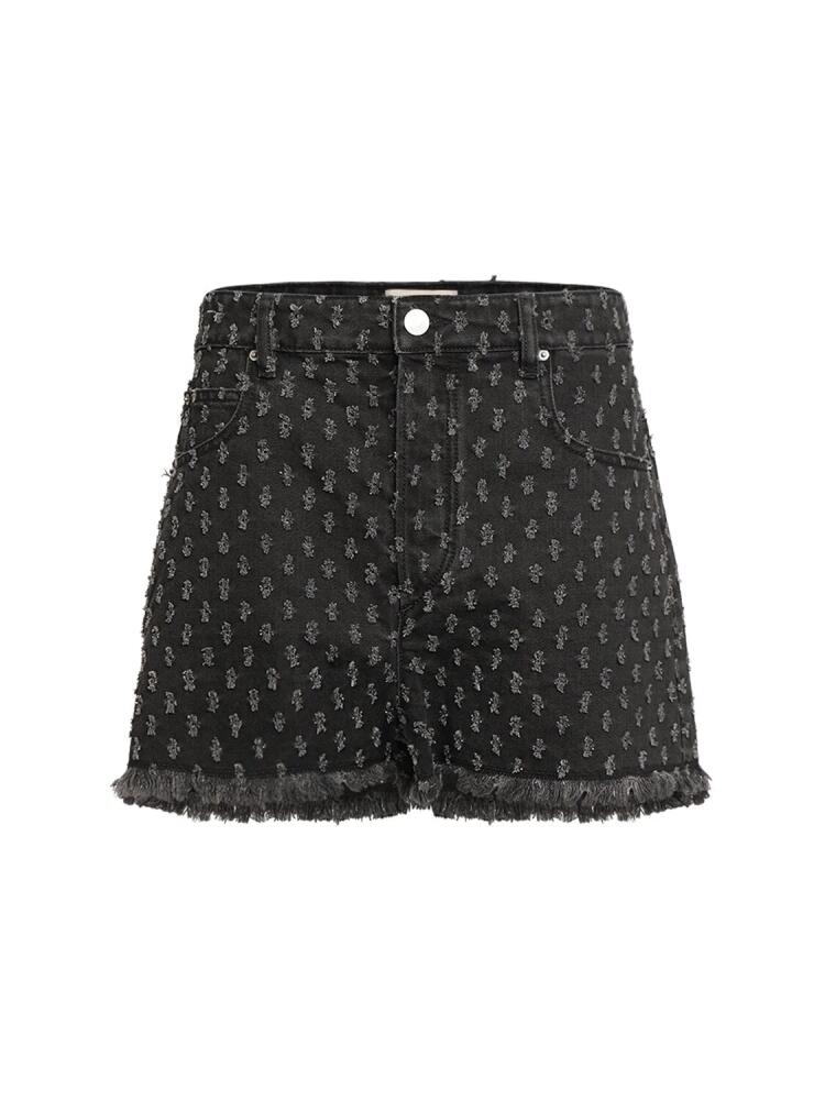 ISABEL MARANT Lesia Cotton Denim Shorts Cover