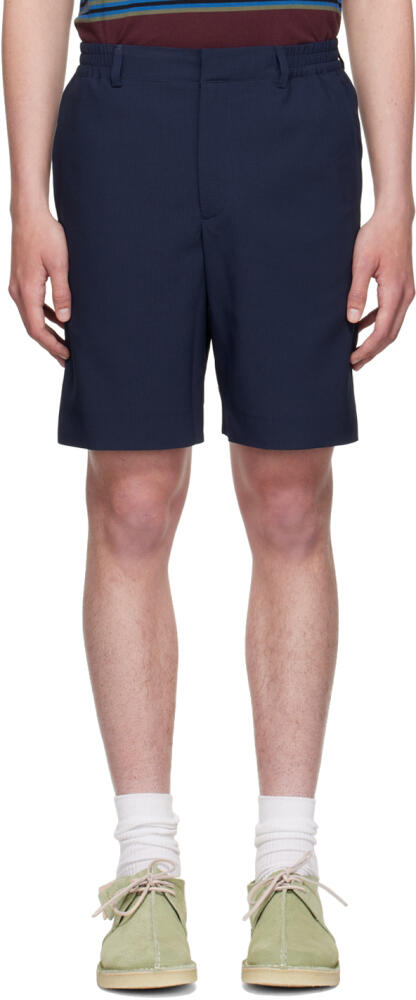 WOOD WOOD Navy Kent Shorts Cover