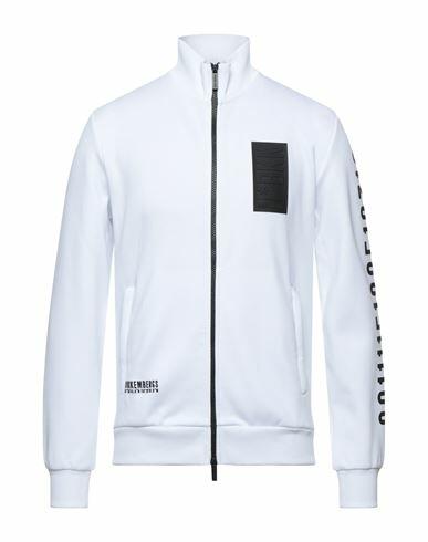 Bikkembergs Man Sweatshirt White Cotton, Polyester, Elastane Cover