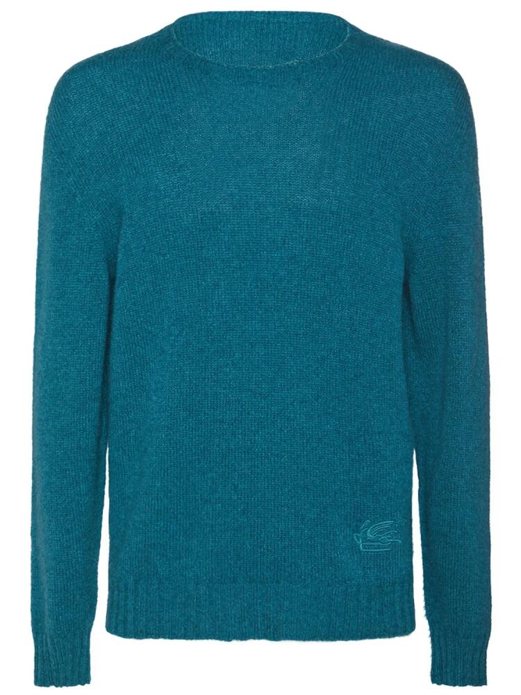 ETRO Logo Cashmere Crewneck Sweater Cover