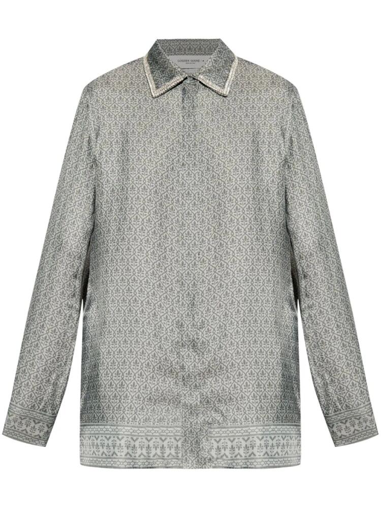 Golden Goose floral-print shirt - Grey Cover