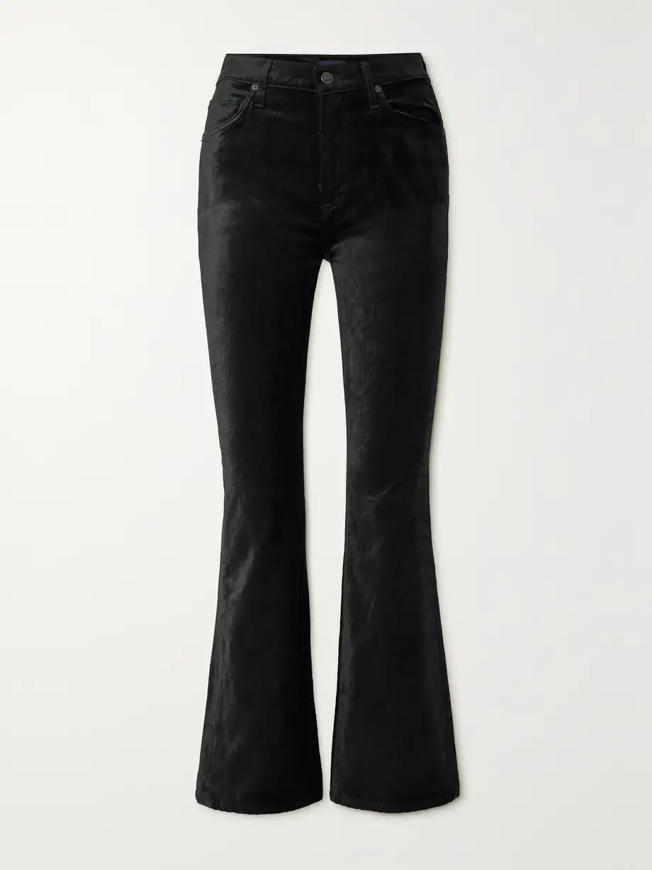 Citizens of Humanity - Lilah Velvet Flared Pants - Black Cover