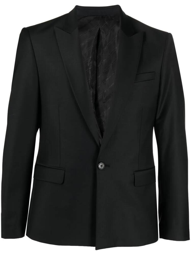 Karl Lagerfeld x Alled-Martinez single-breasted suiting blazer - Black Cover