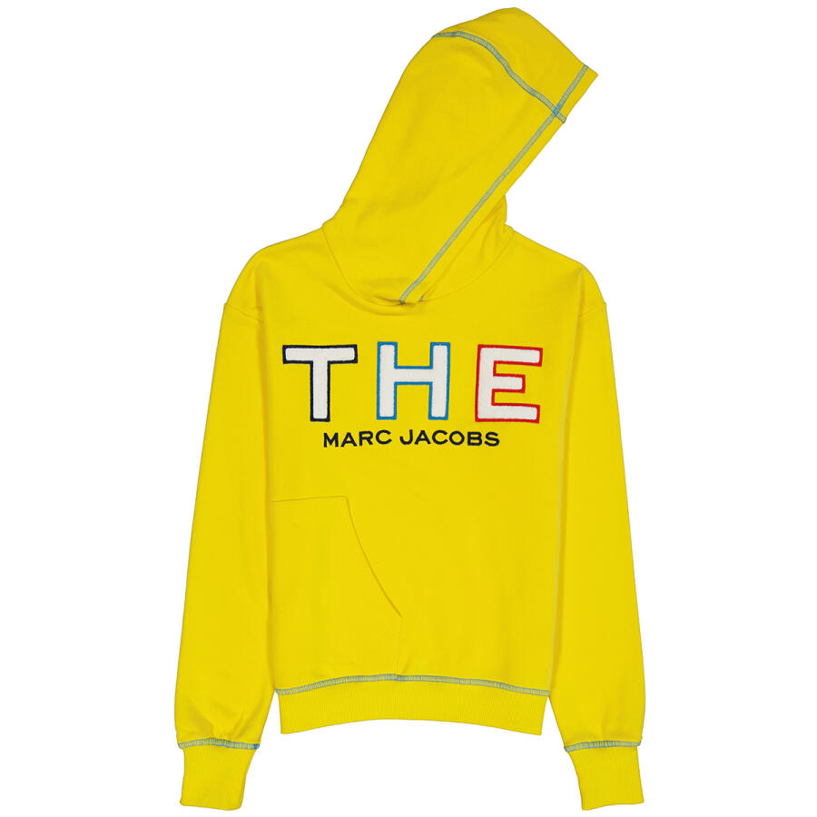 Little Marc Jacobs Yellow Cotton Logo Hoodie Cover