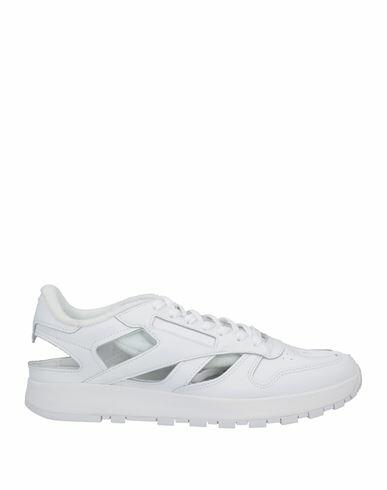 Maison Margiela X Reebok Man Sneakers Off white Soft Leather Cover