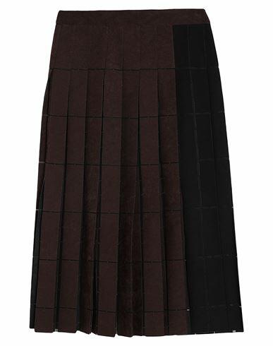 Aviù Woman Midi skirt Steel grey Polyester, Elastane Cover