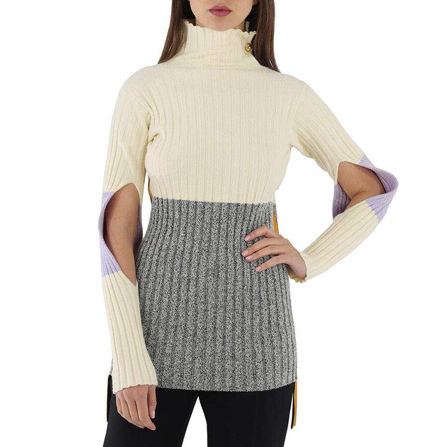 Moncler Ladies Tricot Knit Turtleneck Sweater Cover