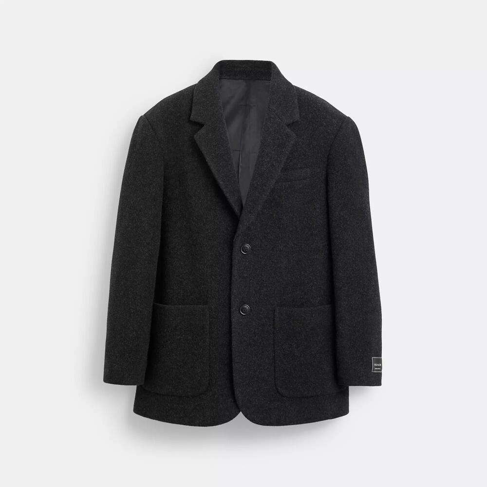 Coach Relaxed Wool Blazer Cover