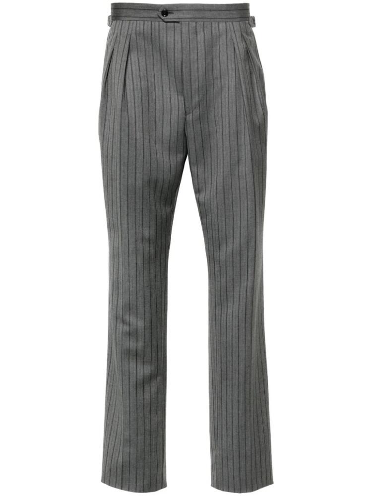 FURSAC striped pleated trousers - Grey Cover