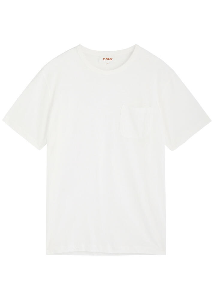 Ymc Wild Ones Slubbed Cotton T-shirt - White Cover