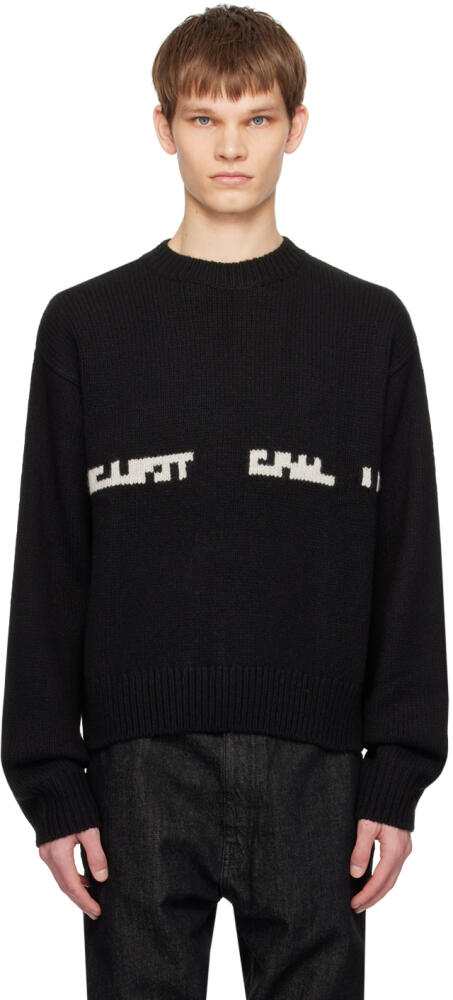 HELIOT EMIL Black Serene Sweater Cover