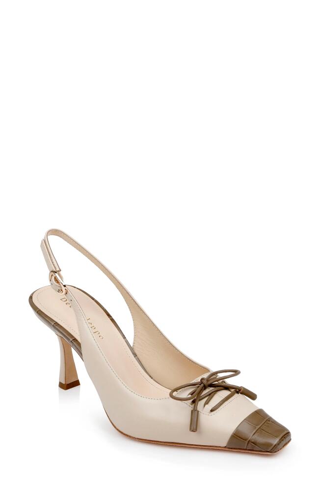 Dee Ocleppo Fremont Slingback Pump in Powder Leather Cover