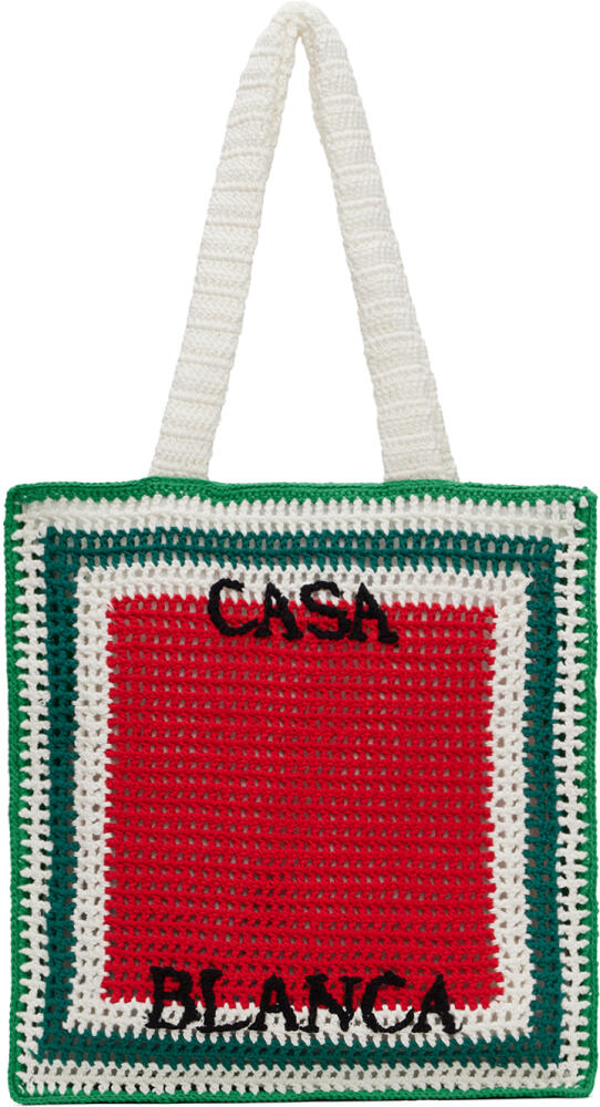 Casablanca Multicolor Crochet Tote Cover