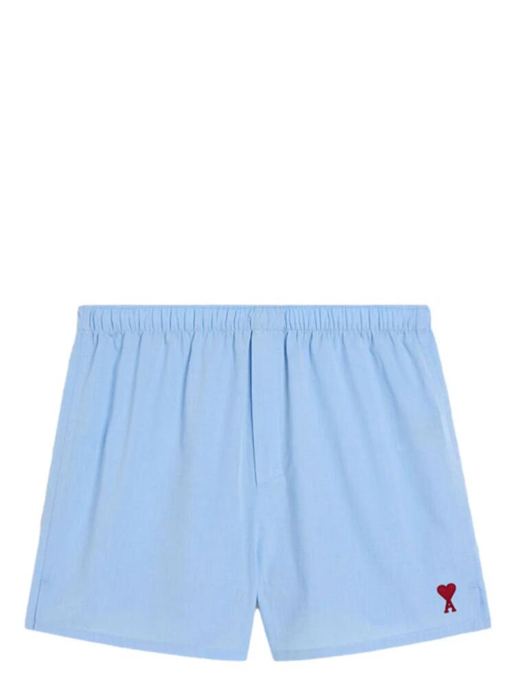 AMI Paris Ami De Coeur cotton boxers - Blue Cover