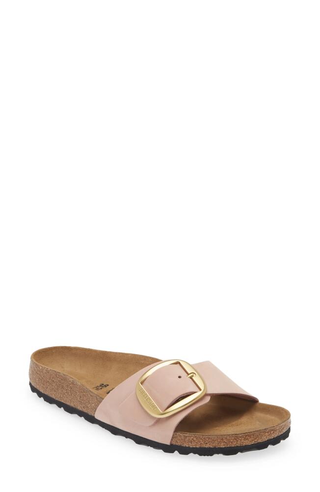 Birkenstock Madrid Big Buckle Slide Sandal in Soft Pink Cover